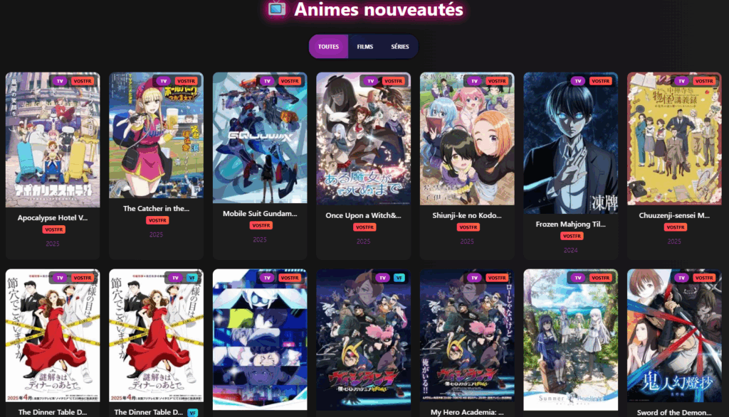 Vostanime : Quelle est la nouvelle adresse ? 1