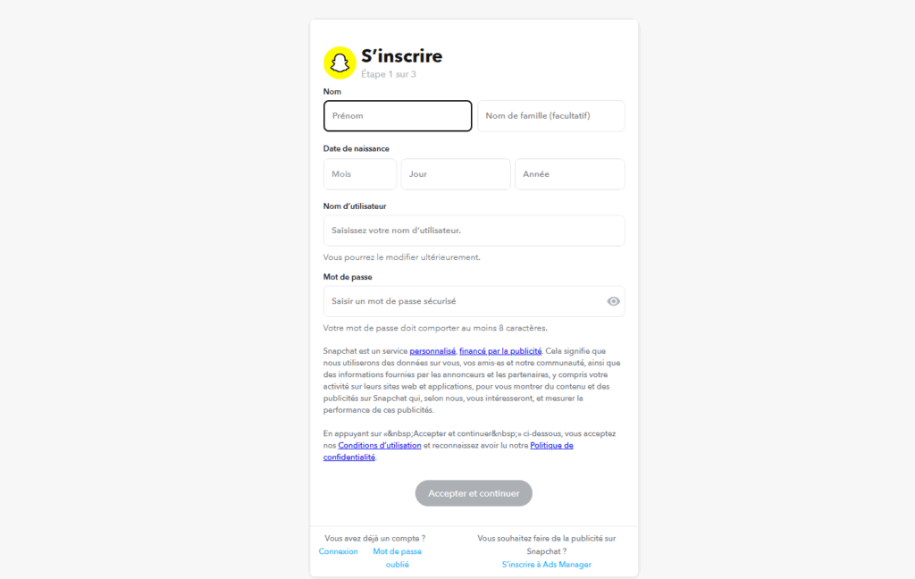 Snapchat Web : Comment utiliser Snapchat sur ordinateur 1