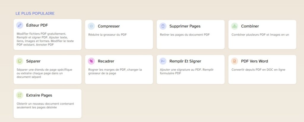 Sejda : l'outil PDF en ligne qui redéfinit la productivité numérique 1