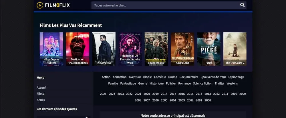 Filmoflix : Adresse et légalité 1