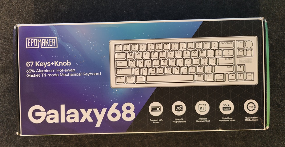 epomaker galaxy 68 box