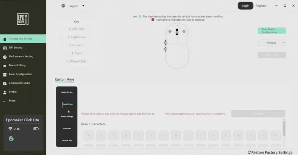 Test de la souris EPOMAKER Click Lite 6