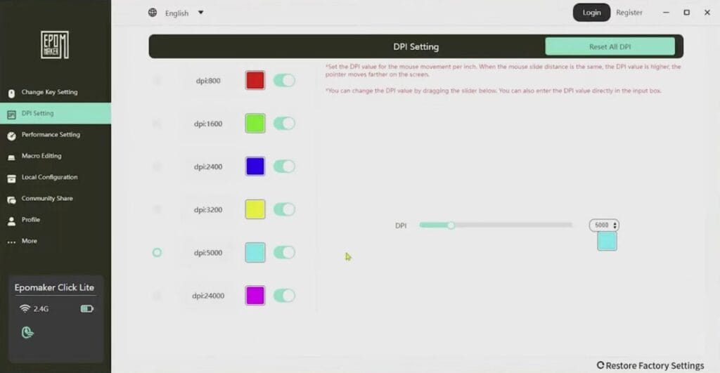 Test de la souris EPOMAKER Click Lite 7