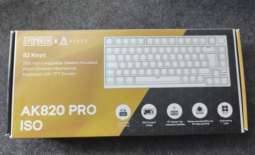 Test de l'Epomaker Ajazz AK820 Pro 3