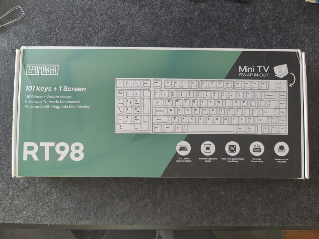 Test Epomaker RT98 : le clavier modulaire à mini écran TV 2
